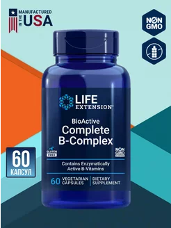 Витамины группы B Complete B-Complex, 60 капсул