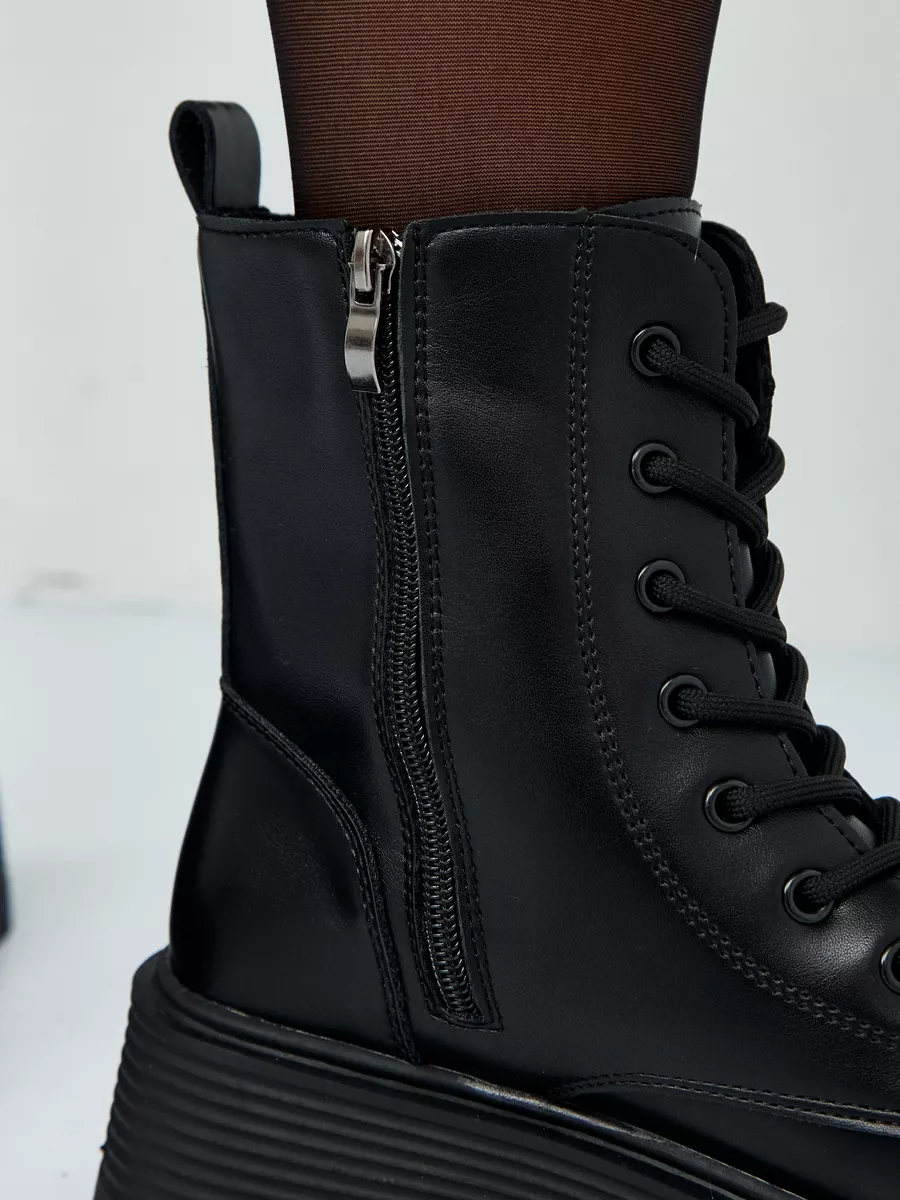 Asos design attitude chunky lace up boots best sale