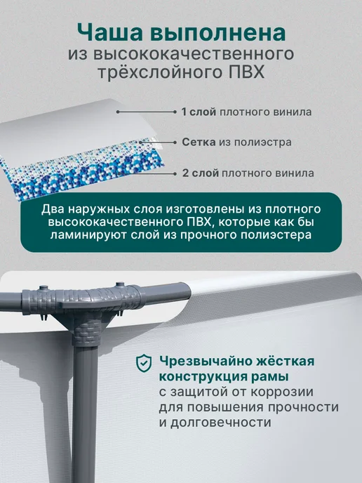 Bestway Бассейн каркасный 366х100 см, вариант, фото 2