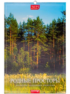 Календарь настенный Народные приметы 2025 леса и реки