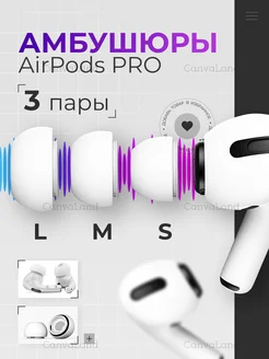 Амбушюры накладки для AirPods pro и pro2