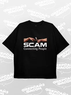 Футболка оверсайз Мавроди, Скам Scam Scally Milano МММ NICKHEDO 245418055 купить за 1 515 ₽ в интернет-магазине Wildberries