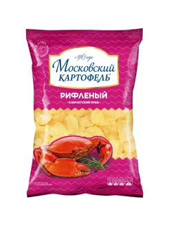 Чипсы картофельные Камчатский краб, рифленые, 120г Московский картофель 245450844 купить за 251 ₽ в интернет-магазине Wildberries