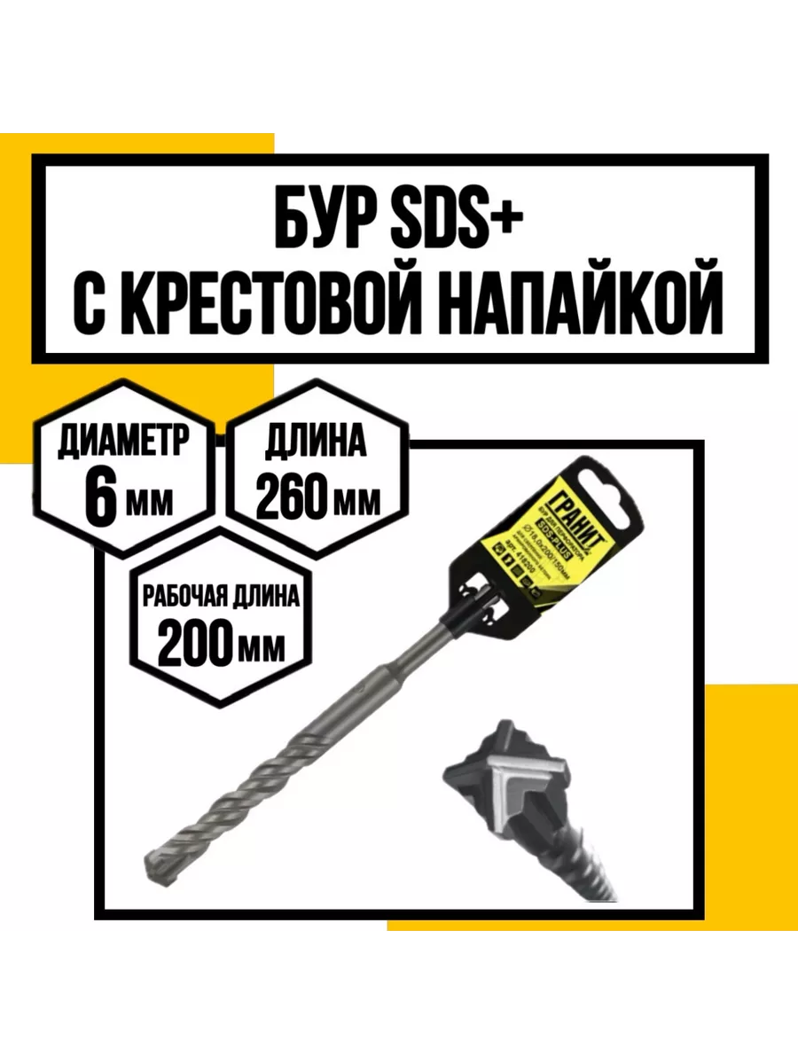 Бур по армированному...