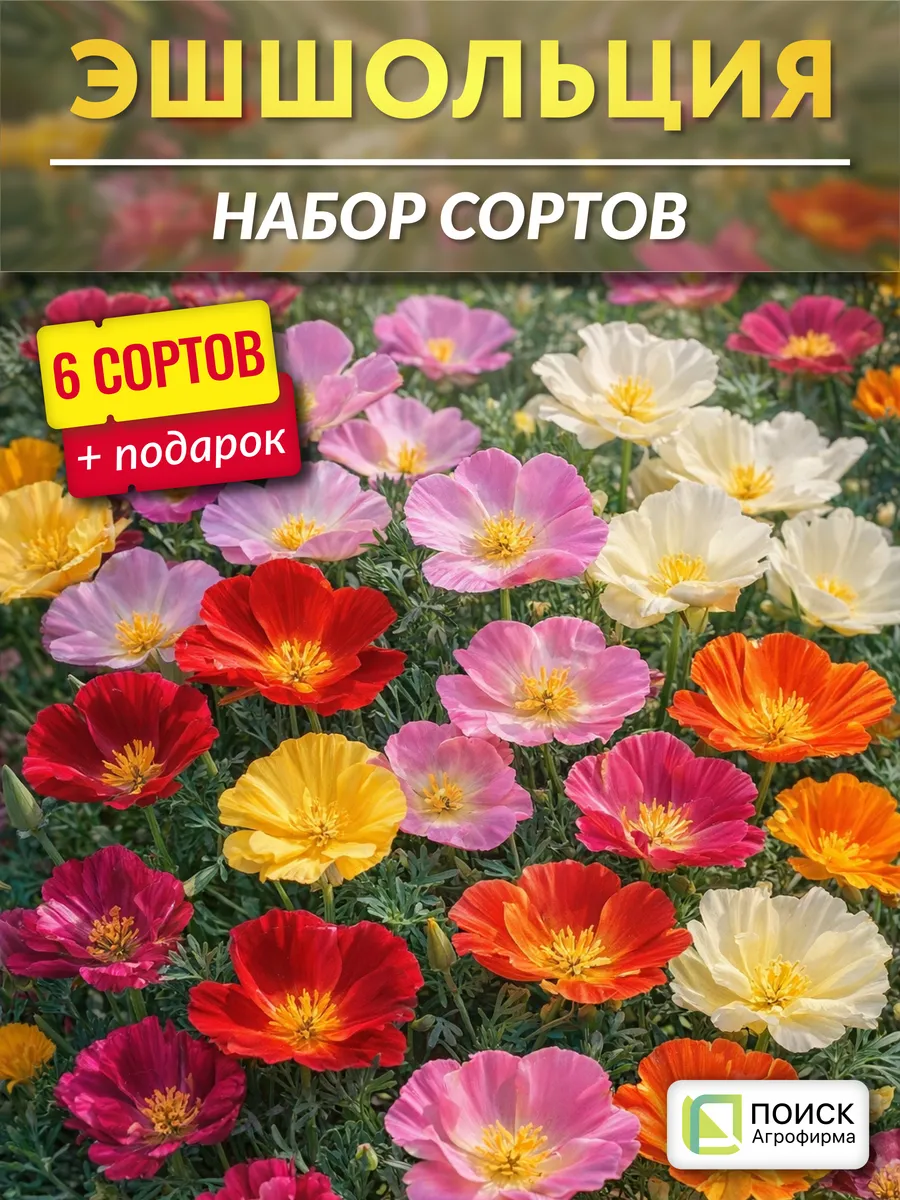 Семена эшшольции смесь окрасок