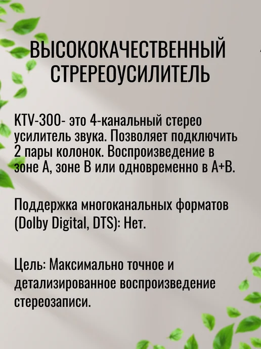 HYPER SOUND Интегральный усилитель звука HI-FI K3, вариант, фото 4