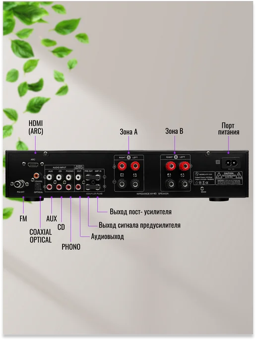 HYPER SOUND Интегральный усилитель звука HI-FI K3, вариант, фото 6