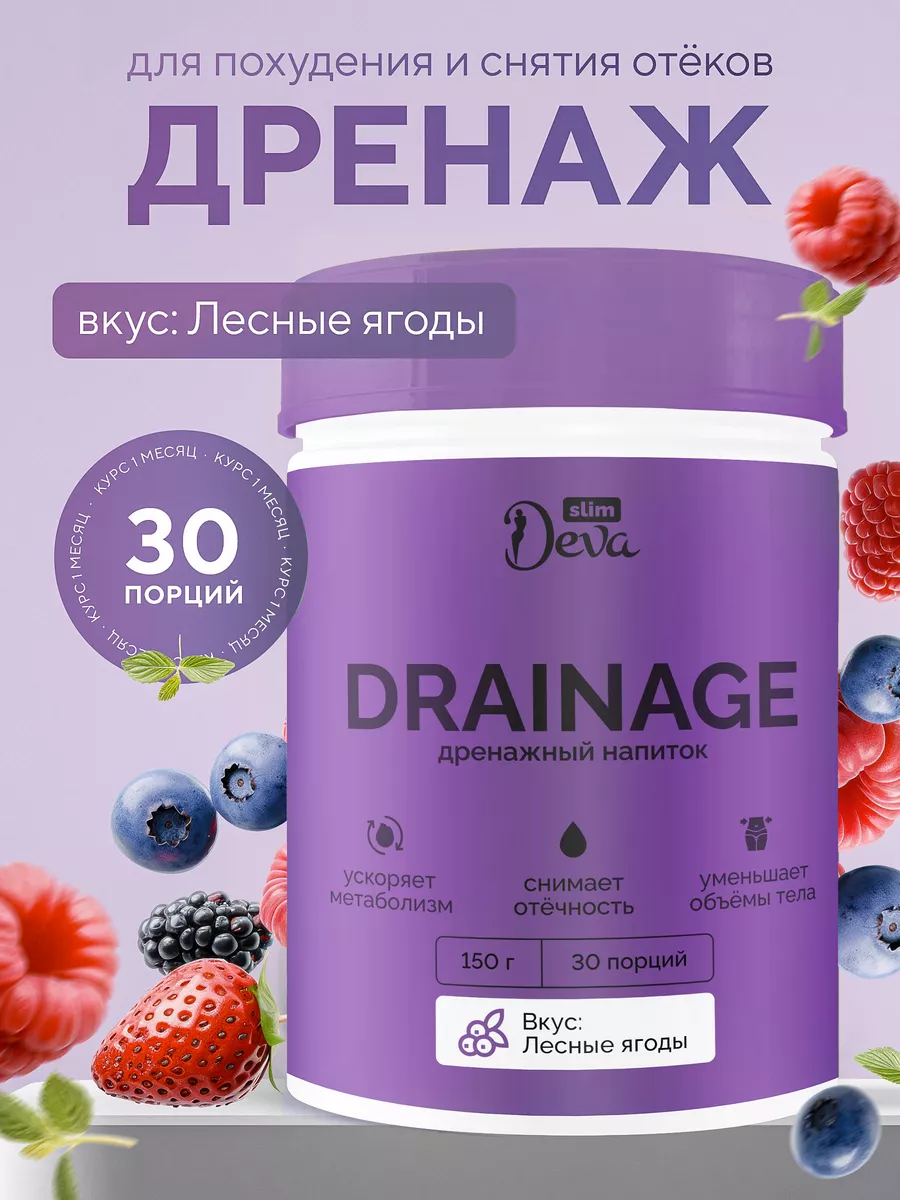 Детокс для похудения дренажный напиток от отеков