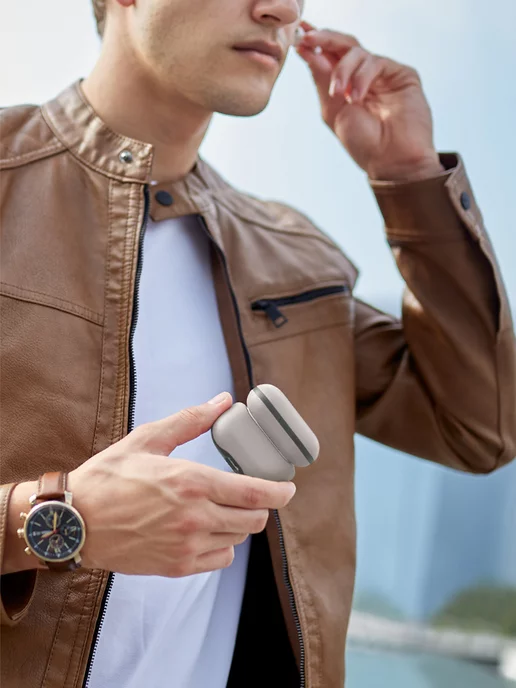 UNIQ Чехол для Airpods Pro 2 из экокожи Lyden DS Leatherette, вариант, фото 4