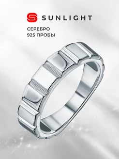 Серебряное кольцо без вставки SUNLIGHT 245592313 купить за 1 047 ₽ в интернет-магазине Wildberries