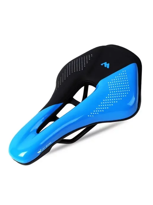 West Biking Велосипедное сиденье мягкое дышащее, синий