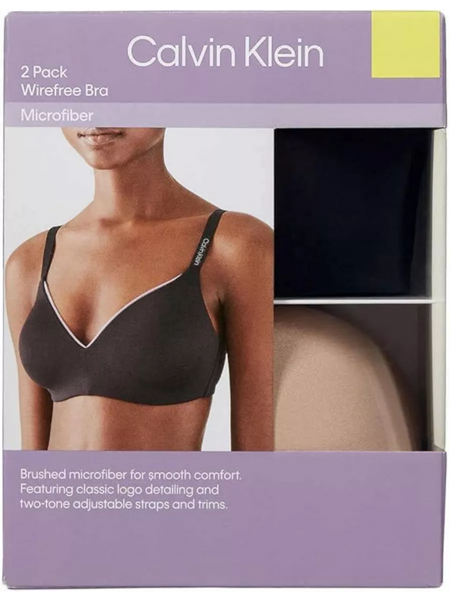 Calvin klein 2 pack bra discount