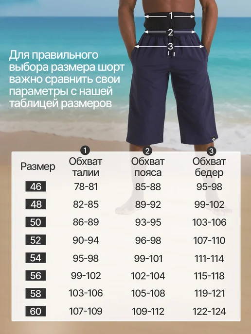 musman Шорты для плавания мусульманские пляжные, синий, фото 7