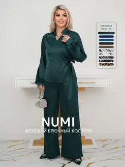 Костюм брючный нарядный с завязками NuMi 245711159 купить за 2 935 ₽ в интернет-магазине Wildberries