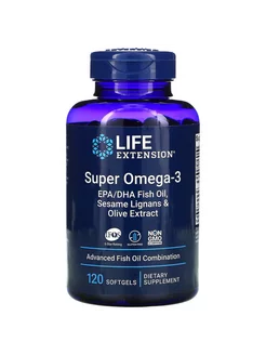 Super Omega-3 Омега 3 EPA DHA Fish Oil 120 капсул