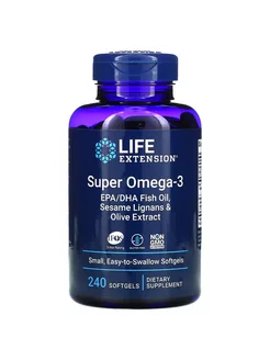 Super Omega-3 Омега 3 EPA DHA Fish Oil 240 капсул