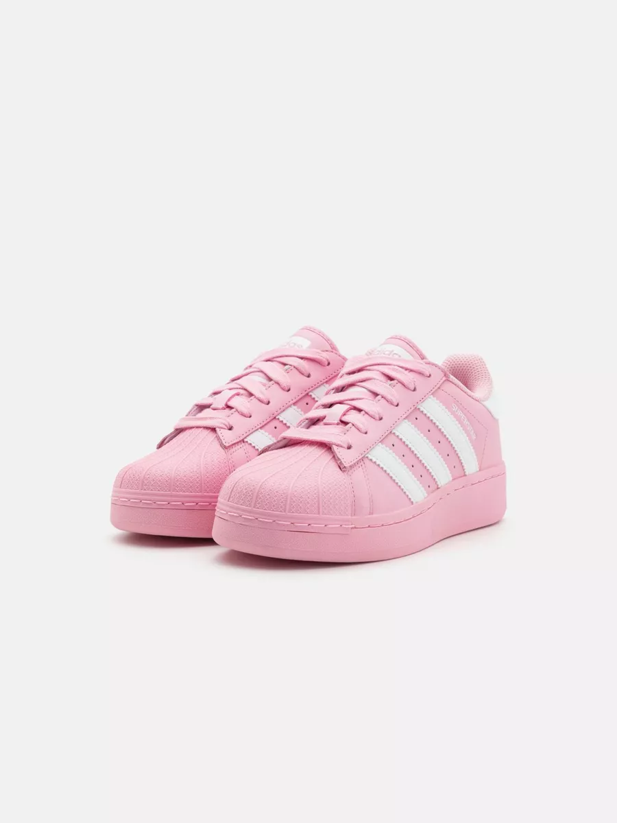 Pink adidas superstar toddler best sale