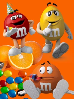 Драже шоколадное M&Ms Со Вкусом Апельсина 45гр 32шт M&M's