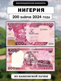 Банкнота Нигерия 200 найров, 2024 Дом Монет 245819468 купить за 320 ₽ в интернет-магазине Wildberries