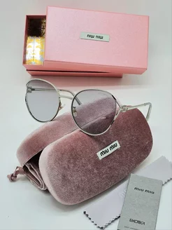 Солнцезащитные очки miu miu 245842566 купить за 1 632 ₽ в интернет-магазине Wildberries