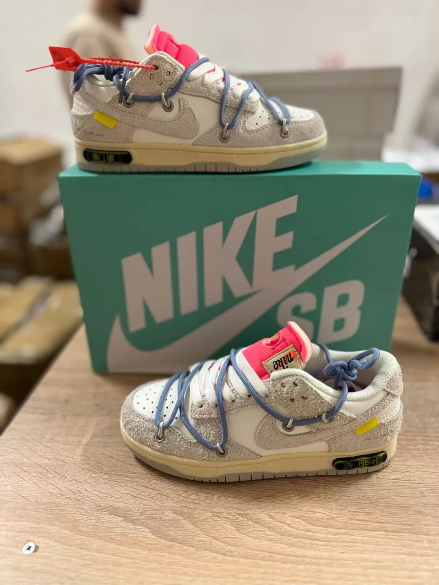Кроссовки Dunk Low x Off-White Blue...