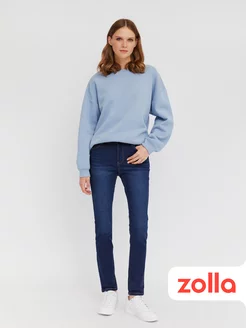 Женские джинсы Slim со средней посадкой Zolla 246043138 купить за 1 762 ₽ в интернет-магазине Wildberries