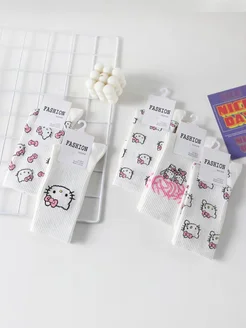 Носки высокие Hello Kitty LUCASERA 246052658 купить за 663 ₽ в интернет-магазине Wildberries
