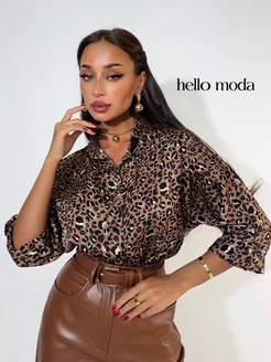 Атласная блузка нарядная HELLO MODA! 246055410 купить за 1 728 ₽ в интернет-магазине Wildberries