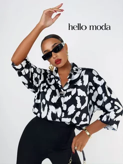 Атласная блузка нарядная HELLO MODA! 246055438 купить за 1 526 ₽ в интернет-магазине Wildberries