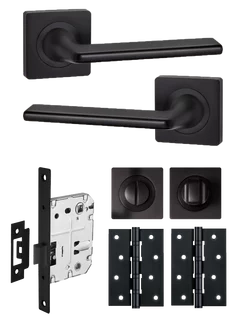 Комплект дверной фурнитуры с сантехнической защелкой TREND AJAX 246069160 купить за 1 862 ₽ в интернет-магазине Wildberries