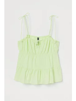 Топ с завязками H&M 246141800 купить за 485 ₽ в интернет-магазине Wildberries