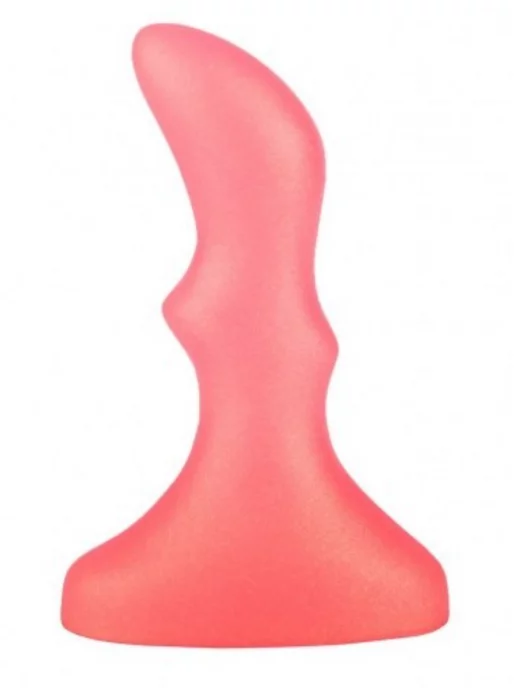 Lovetoy Плаг изогнутой формы из ПВХ розовый (10, Ø 2.5 см), розовый, фото 3