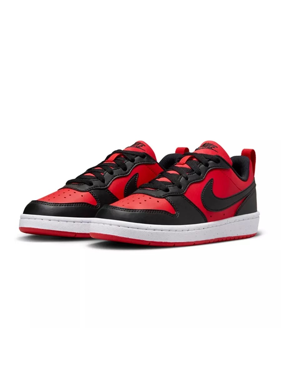 Nike court borough low red on sale