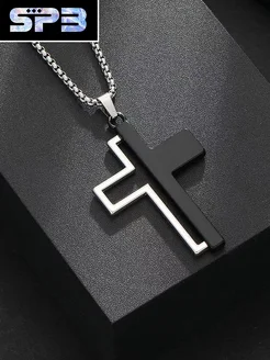 Крест подвеска на шею Серьги & Подвески & Браслеты 246229947 купить за 434 ₽ в интернет‑магазине Wildberries