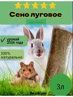 Сено луговое 3 л