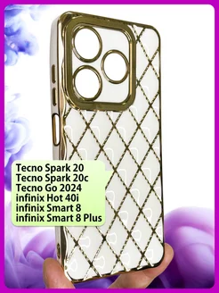 Чехол Spark 20, Spark Go 2024, infinix Hot 40i