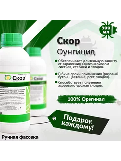 Фунгицид Скор 300 мл 246261156 купить за 2 528 ₽ в интернет-магазине Wildberries