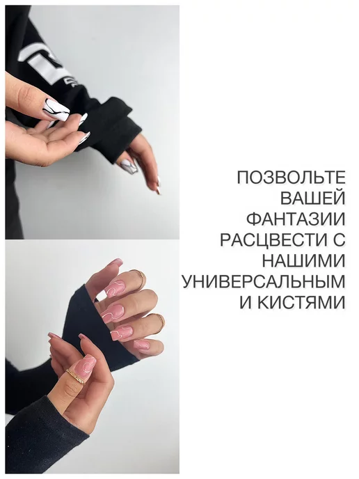 Viveltre Кисть для маникюра и дизайна, 9мм, серый, фото 4
