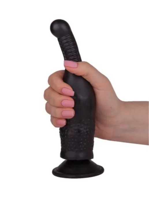 Lovetoy Стимулятор анальный на присоске черный (16.5, Ø 4 см), черный