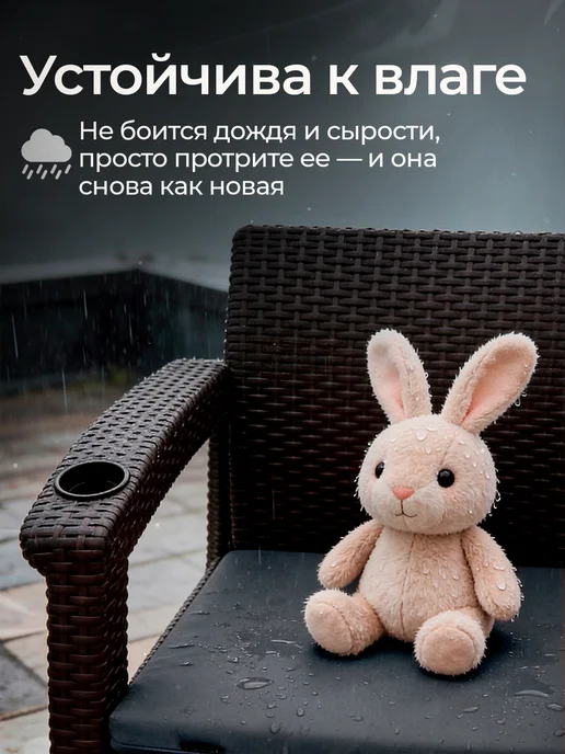 HomlyGreen Диван садовый 3-х местный+коричневые подушки, серый, фото 6