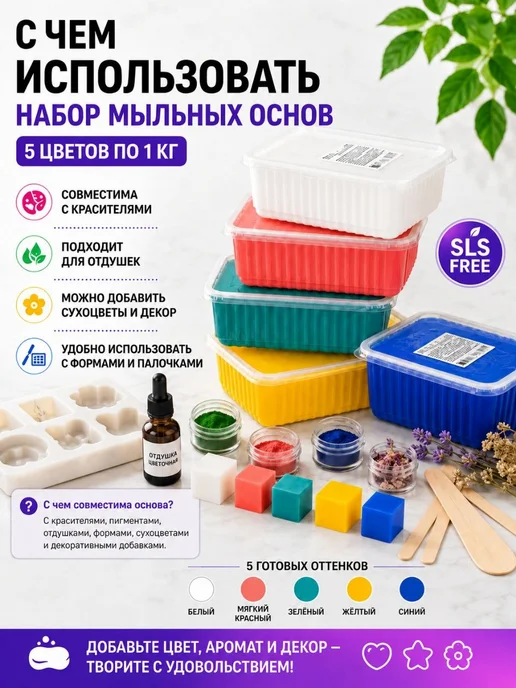 SoapMaster Набор мыльных основ, 5кг, 5 кг, фото 4