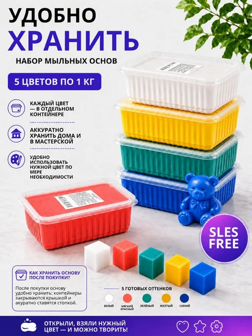 SoapMaster Набор мыльных основ, 5кг, 5 кг, фото 5