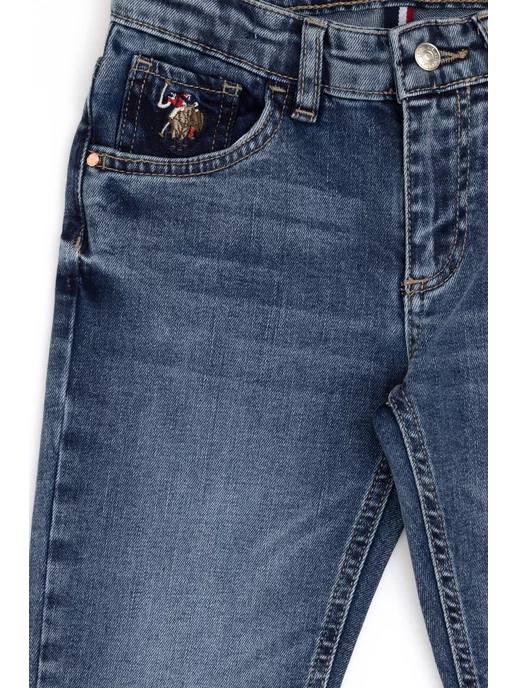 U.S. Polo Assn. Джинсы базовые, синий, фото 4