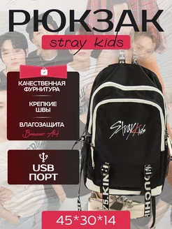 Рюкзак Stray Kids школьный повседневный подарок Personarum 246450495 купить за 801 ₽ в интернет-магазине Wildberries