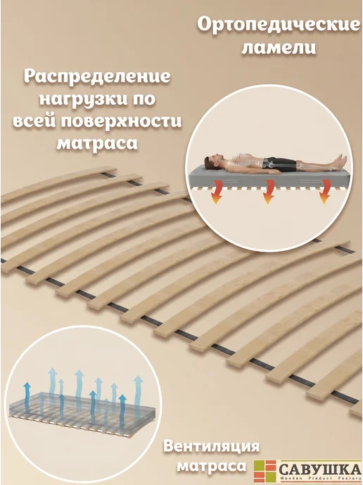 САВУШКА Двухъярусная кровать-трансформер для детей из массива сосны, желтый, фото 7