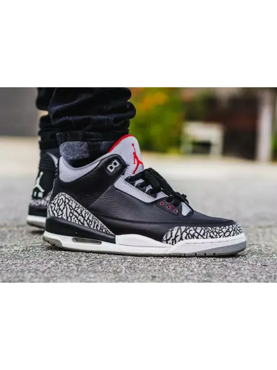 Nike Air Jordan 3 Black Cement Jordan 246455401 5 432 Wildberries