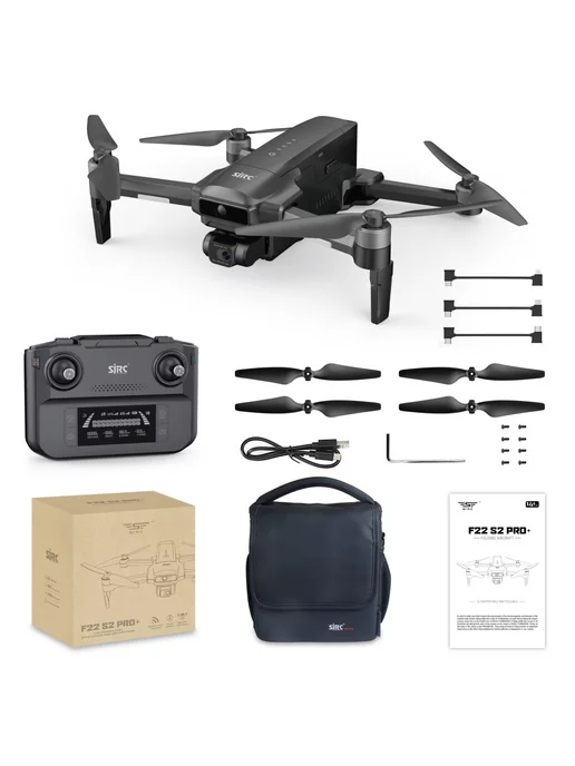 SJRC Квадрокоптер F22 S2 PRO+ OAS 2-AXIS 4K EIS 5G GPS, 5 г