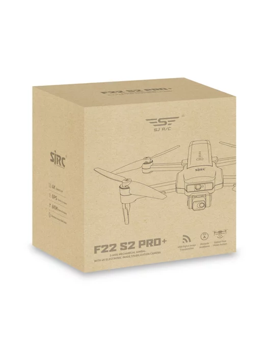 SJRC Квадрокоптер F22 S2 PRO+ OAS 2-AXIS 4K EIS 5G GPS, 5 г, фото 8
