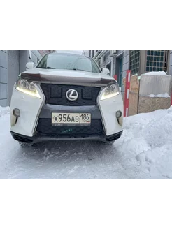 Утеплитель радиатора Lexus RX 350 2012 – 2015 Кармашки