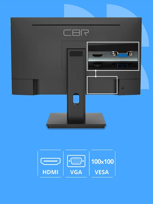 CBR Монитор для пк 27 дюймов 100Гц, VA Full HD LCD-MF2706-OPC, вариант, фото 8